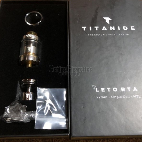Titanide Leto RTA 22mm Single Coil MTL